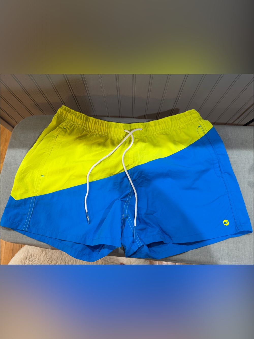 Vineyard Vines Blue and Yellow Performance Water Style Shorts
